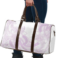 Polynesian Tribal Plumeria Lotu Tamaiti Travel Bag Pastel Mauve LT9 - Polynesian Pride