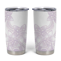 Polynesian Tribal Plumeria Lotu Tamaiti Tumbler Cup Pastel Mauve LT9 Mauve - Polynesian Pride