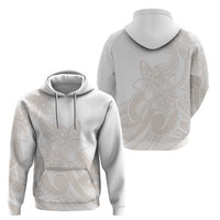 Polynesian Tribal Plumeria Lotu Tamaiti Hoodie Pastel Nude LT9 - Polynesian Pride