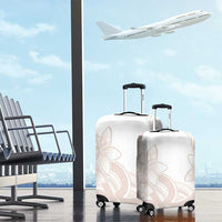 Polynesian Tribal Plumeria Lotu Tamaiti Luggage Cover Pastel Nude LT9 - Polynesian Pride