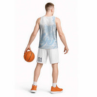 Polynesian Tribal Plumeria Lotu Tamaiti Basketball Jersey Pastel Sky Blue LT9 - Polynesian Pride