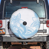 Polynesian Tribal Plumeria Lotu Tamaiti Spare Tire Cover Pastel Sky Blue LT9 Blue - Polynesian Pride