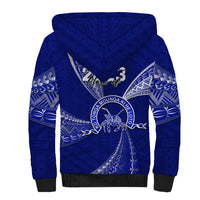 Personalised Tonga Queen Salote College Sherpa Hoodie Class Of Year Tongan Ngatu Pattern LT14 - Polynesian Pride