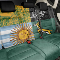 Rugby 2025 Championship Back Car Seat Cover Combination of Southern Hemisphere Countries - Polynesian Pride