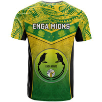 Papua New Guinea Rugby T Shirt Enga Mioks PNG Polynesian Pattern LT14 - Polynesian Pride