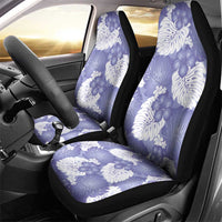 Purple Aloha Hawaii Car Seat Cover Monstera Hibiscus Plumeria Seamless Vibes LT14 - Polynesian Pride