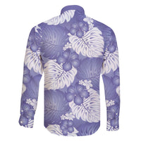 Purple Aloha Hawaii Family Matching Summer Maxi Dress and Hawaiian Shirt Monstera Hibiscus Plumeria Seamless Vibes LT14 - Polynesian Pride