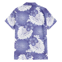 Purple Aloha Hawaii Hawaiian Shirt Monstera Hibiscus Plumeria Seamless Vibes LT14 - Polynesian Pride