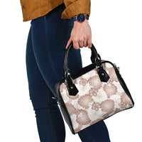 Mocha Mousse Aloha Hawaii Shoulder Handbag Monstera Hibiscus Plumeria Seamless Vibes - Polynesian Pride
