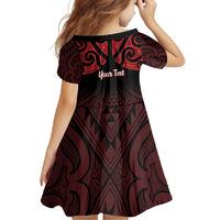 Personalised Keep Maori Wards New Zealand Family Matching Tank Maxi Dress and Hawaiian Shirt Stronger Together Aotearoa Taniko LT14 - Polynesian Pride