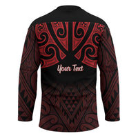Personalised Keep Maori Wards New Zealand Hockey Jersey Stronger Together Aotearoa Taniko - Polynesian Pride