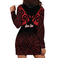 Personalised Keep Maori Wards New Zealand Hoodie Dress Stronger Together Aotearoa Taniko LT14 - Polynesian Pride