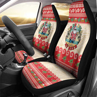 Mele Kalikimaka Hawaii Car Seat Cover Funny Beer-Loving Santa Hawaiian Tropical LT14 - Polynesian Pride