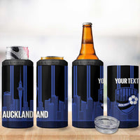 New Zealand Auckland Football Custom 4 in 1 Can Cooler Tumbler Go City of Sails Est 2025 LT14 - Polynesian Pride