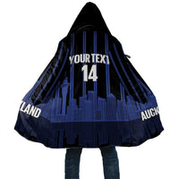 New Zealand Auckland Football Custom Cloak Go City of Sails Est 2025 LT14 Unisex Black - Polynesian Pride