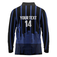 New Zealand Auckland Football Custom Long Sleeve Polo Shirt Go City of Sails Est 2025 LT14 - Polynesian Pride