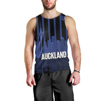 New Zealand Auckland Football Custom Men Tank Top Go City of Sails Est 2025 LT14 - Polynesian Pride