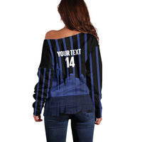 New Zealand Auckland Football Custom Off Shoulder Sweater Go City of Sails Est 2025 LT14 - Polynesian Pride