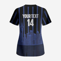 New Zealand Auckland Football Custom Scrub Top Go City of Sails Est 2025 LT14 - Polynesian Pride