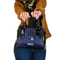 New Zealand Auckland Football Custom Shoulder Handbag Go City of Sails Est 2025 LT14 One Size Black - Polynesian Pride