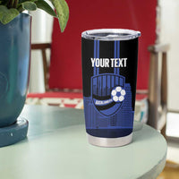 New Zealand Auckland Football Custom Tumbler Cup Go City of Sails Est 2025 LT14 - Polynesian Pride