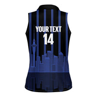 New Zealand Auckland Football Custom Women Sleeveless Polo Shirt Go City of Sails Est 2025 LT14 - Polynesian Pride