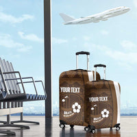 Bula Fiji Football Custom Luggage Cover One Vanua One Team Tapa Pattern