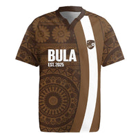 Bula Fiji Football Custom Rugby Jersey One Vanua One Team Tapa Pattern