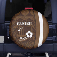 Bula Fiji Football Custom Spare Tire Cover One Vanua One Team Tapa Pattern