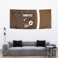 Bula Fiji Football Custom Tapestry One Vanua One Team Tapa Pattern