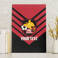 Hekari Papua New Guinea Football Custom Canvas Wall Art Go PNG Red Army LT14 Without Frame Red - Polynesian Pride
