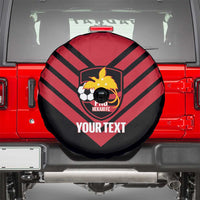 Hekari Papua New Guinea Football Custom Spare Tire Cover Go PNG Red Army