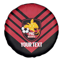 Hekari Papua New Guinea Football Custom Spare Tire Cover Go PNG Red Army