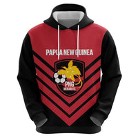 Hekari Papua New Guinea Football Custom Zip Hoodie Go PNG Red Army LT14 - Polynesian Pride