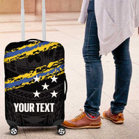 Kings Solomon Islands Football Custom Luggage Cover Come On Solomons Polynesian Grunge Style