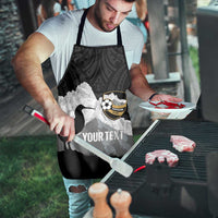 New Zealand South Island Football Custom Apron Aoraki Mount Cook With Kiwi Maori Pattern LT14 - Polynesian Pride