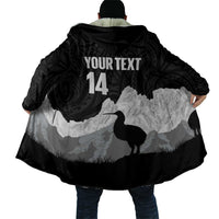 New Zealand South Island Football Custom Cloak Aoraki Mount Cook With Kiwi Maori Pattern LT14 - Polynesian Pride