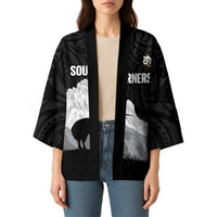 New Zealand South Island Football Custom Kimono Aoraki Mount Cook With Kiwi Maori Pattern LT14 - Polynesian Pride
