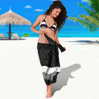 New Zealand South Island Football Custom Sarong Aoraki Mount Cook With Kiwi Maori Pattern LT14 - Polynesian Pride
