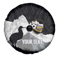 New Zealand South Island Football Custom Spare Tire Cover Aoraki Mount Cook With Kiwi Maori Pattern LT14 - Polynesian Pride