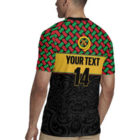 Vanuatu Football Custom Rugby Jersey Go Chiefs Basket-weave Pattern