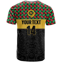 Vanuatu Football Custom T Shirt Go Chiefs Basket-weave Pattern