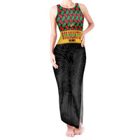 Vanuatu Football Custom Tank Maxi Dress Go Chiefs Basket-weave Pattern