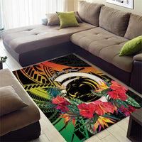 Vanuatu Boar Tusk Yumi Yumi Yumi Area Rug Independens Dei Long God Yumi Stanap LT14 - Polynesian Pride