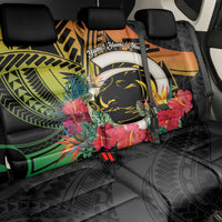 Vanuatu Boar Tusk Yumi Yumi Yumi Back Car Seat Cover Independens Dei Long God Yumi Stanap LT14 - Polynesian Pride