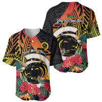 Vanuatu Boar Tusk Yumi Yumi Yumi Baseball Jersey Independens Dei Long God Yumi Stanap LT14 - Polynesian Pride