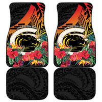 Vanuatu Boar Tusk Yumi Yumi Yumi Car Mats Independens Dei Long God Yumi Stanap LT14 - Polynesian Pride
