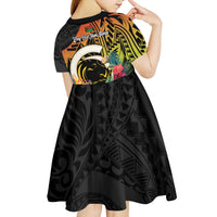 Vanuatu Boar Tusk Yumi Yumi Yumi Kid Short Sleeve Dress Independens Dei Long God Yumi Stanap LT14 - Polynesian Pride