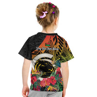 Vanuatu Boar Tusk Yumi Yumi Yumi Kid T Shirt Independens Dei Long God Yumi Stanap LT14 - Polynesian Pride