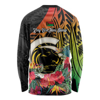 Vanuatu Boar Tusk Yumi Yumi Yumi Long Sleeve Shirt Independens Dei Long God Yumi Stanap LT14 - Polynesian Pride